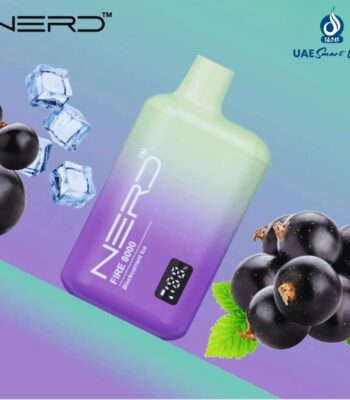 Nerd Fire Black Currant Ice 8000 Puffs Disposable Vape