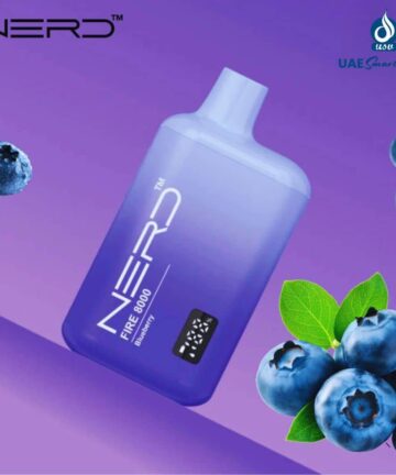 Nerd Fire Blueberry 8000 Puffs Disposable Vape