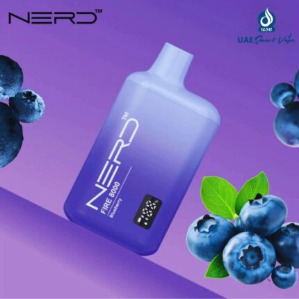 Nerd Fire Blueberry 8000 Puffs Disposable Vape