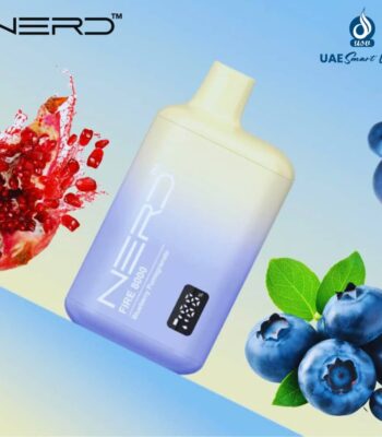 Nerd Fire Blueberry Pomegranate 8000 Puffs Disposable Vape