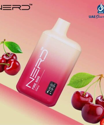 Nerd Fire Cherry 8000 Puffs Disposable Vape