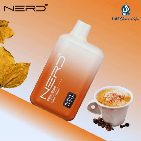 Nerd Fire Coffee Tobacco 8000 Puffs Disposable Vape