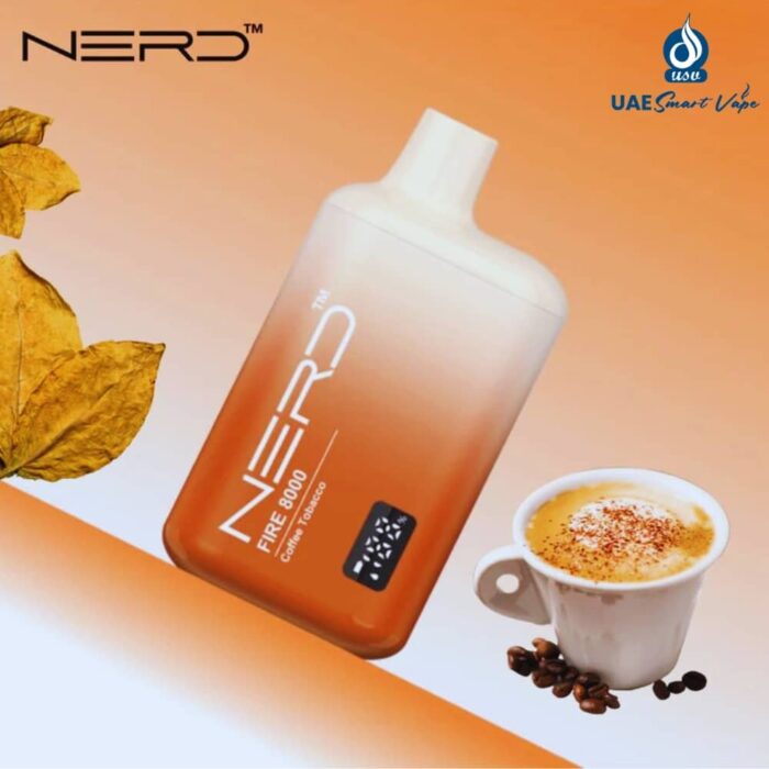 Nerd Fire Coffee Tobacco 8000 Puffs Disposable Vape