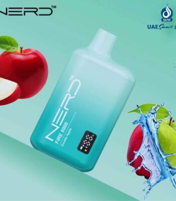 Nerd Fire Double Apple 8000 Puffs Disposable Vape