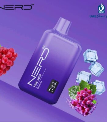 Nerd Fire Grape Ice 8000 Puffs Disposable Vape