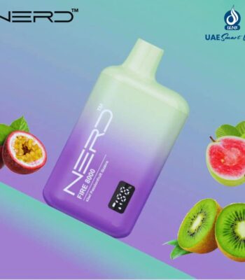 Nerd Fire Kiwi Passionfruit Guava 8000 Puffs Disposable Vape