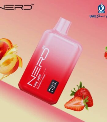 Nerd Fire Strawberry Mango 8000 Puffs Disposable Vape