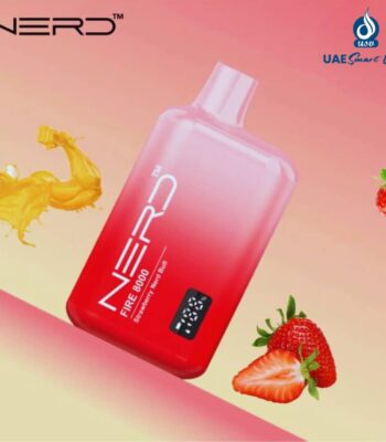 Nerd Fire Strawberry Nerd Bull 8000 Puffs Disposable Vape