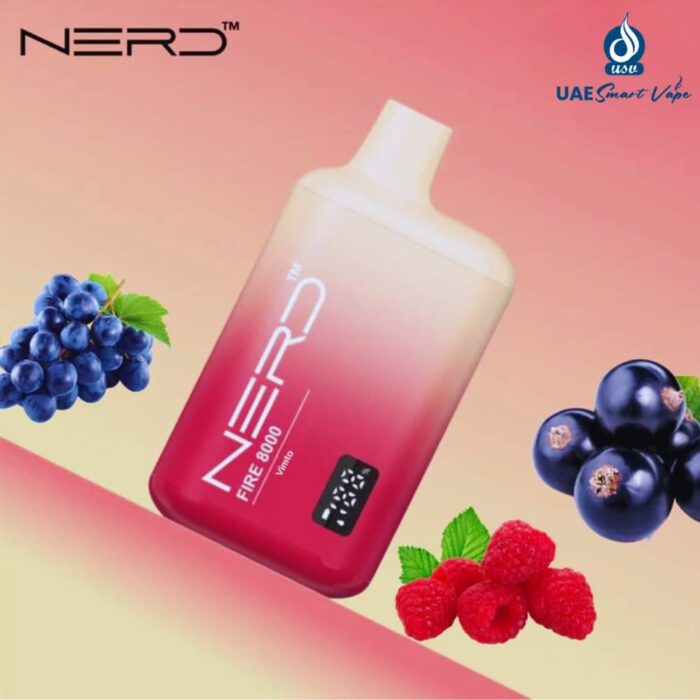 Nerd Fire Vimto 8000 Puffs Disposable Vape