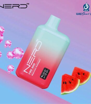 Nerd Fire Watermelon Bubblegum 8000 Puffs Disposable Vape