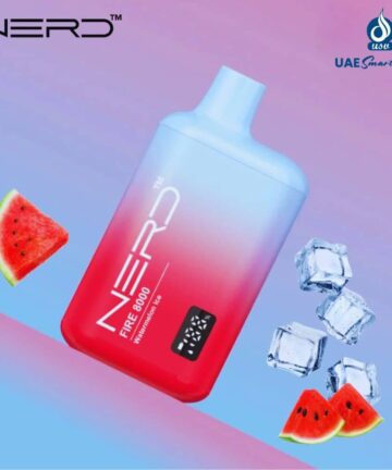 Nerd Fire Watermelon Ice 8000 Puffs Disposable Vape
