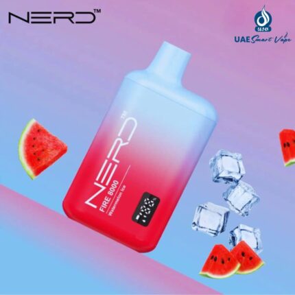 Nerd Fire Watermelon Ice 8000 Puffs Disposable Vape