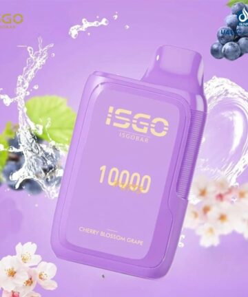 Cherry Blossom Grape ISGO Bar 10000 Puffs Disposable Vape