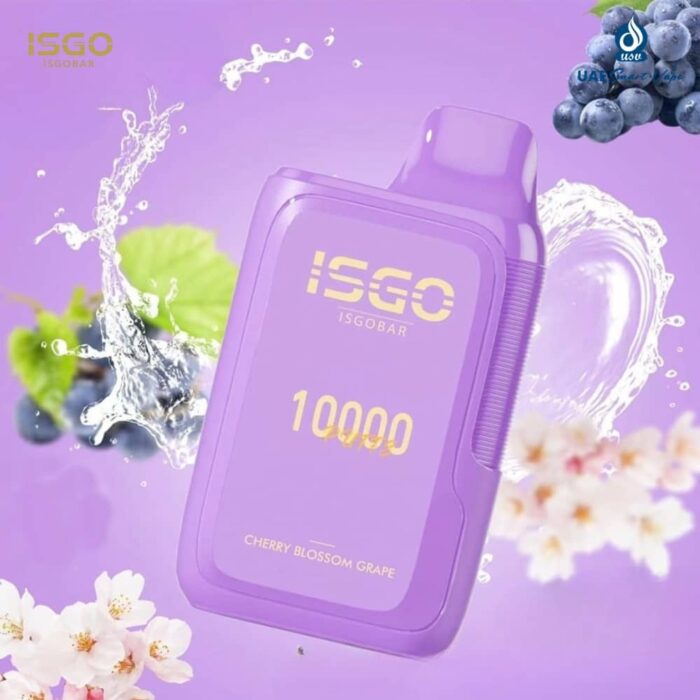 Cherry Blossom Grape ISGO Bar 10000 Puffs Disposable Vape