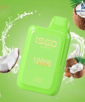 Coconut Ice Cream ISGO Bar 10000 Puffs Disposable Vape
