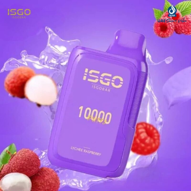 Lychee Raspberry ISGO Bar 10000 Puffs Disposable Vape