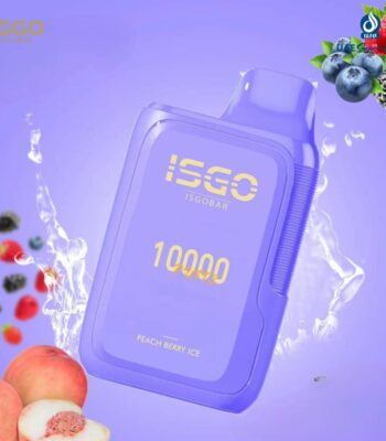 Peach Berry Ice ISGO Bar 10000 Puffs Disposable Vape
