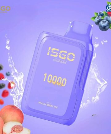 Peach Berry Ice ISGO Bar 10000 Puffs Disposable Vape