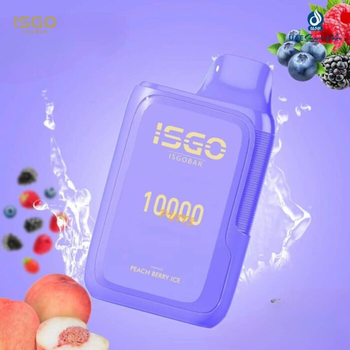 Peach Berry Ice ISGO Bar 10000 Puffs Disposable Vape