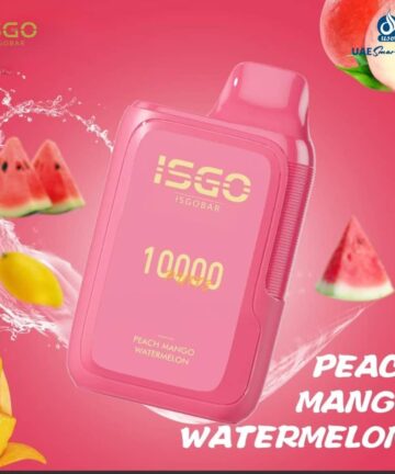 Peach Mango Watermelon ISGO Bar 10000 Puffs Disposable Vape