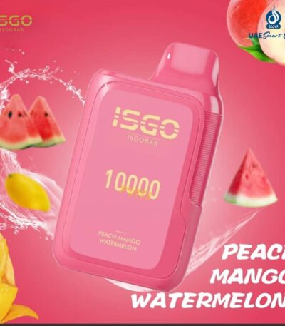 Peach Mango Watermelon ISGO Bar 10000 Puffs Disposable Vape