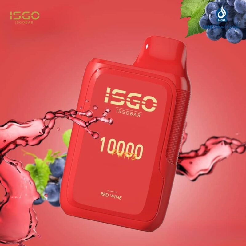 Red Wine ISGO Bar 10000 Puffs Disposable Vape