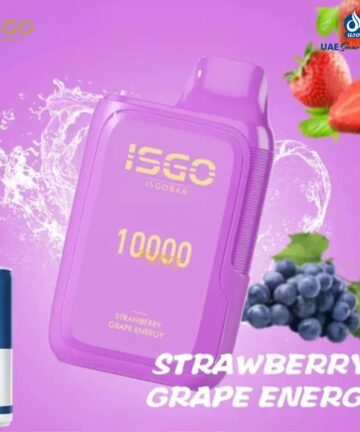 Strawberry Grape Energy ISGO Bar 10000 Puffs Disposable Vape