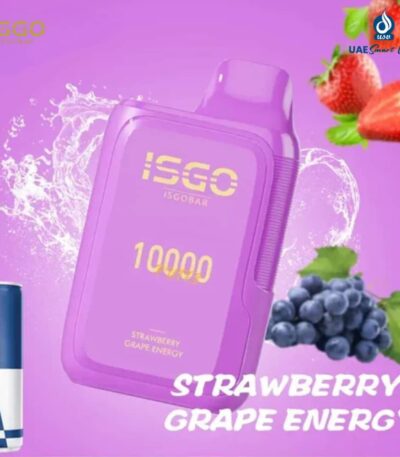 Strawberry Grape Energy ISGO Bar 10000 Puffs Disposable Vape