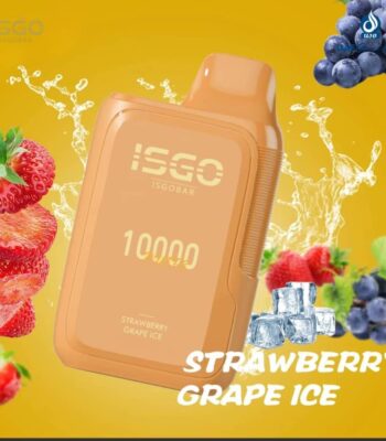 Strawberry Grape Ice ISGO Bar 10000 Puffs Disposable Vape