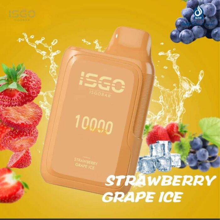 Strawberry Grape Ice ISGO Bar 10000 Puffs Disposable Vape