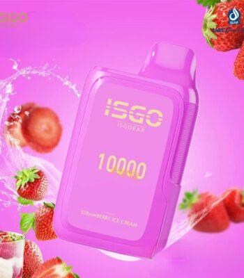 Strawberry Ice Cream ISGO Bar 10000 Puffs Disposable Vape