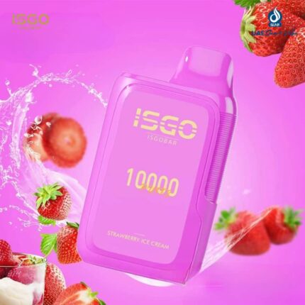 Strawberry Ice Cream ISGO Bar 10000 Puffs Disposable Vape