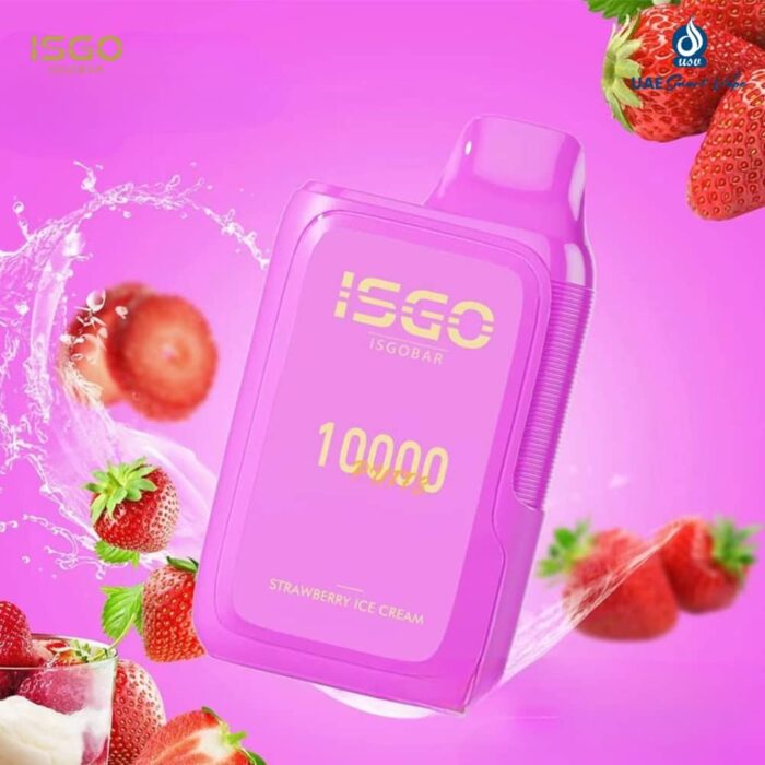 Strawberry Ice Cream ISGO Bar 10000 Puffs Disposable Vape