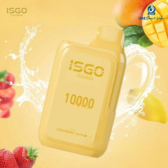 Strawberry Mango ISGO Bar 10000 Puffs Disposable Vape
