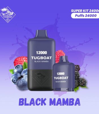 Tugboat T12000 Black Mamba 12,000 Puffs Disposable Vape