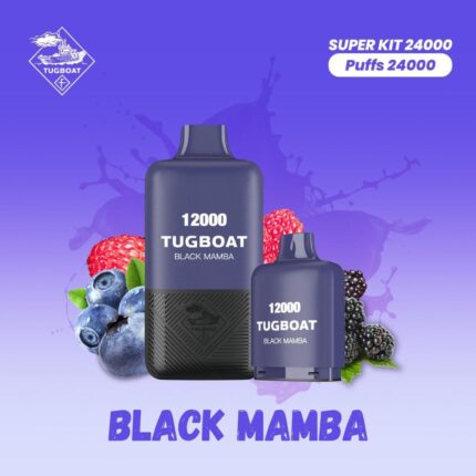 Tugboat T12000 Black Mamba 12,000 Puffs Disposable Vape