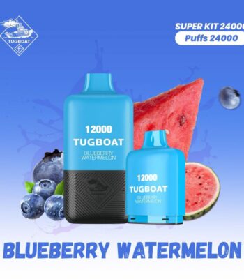 Tugboat T12000 Blueberry Watermelon 12,000 Puffs Disposable Vape