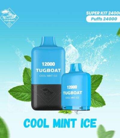 Tugboat T12000 Cool Mint Ice 12,000 Puffs Disposable Vape