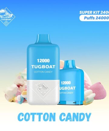 Tugboat T12000 Cotton Candy 12,000 Puffs Disposable Vape