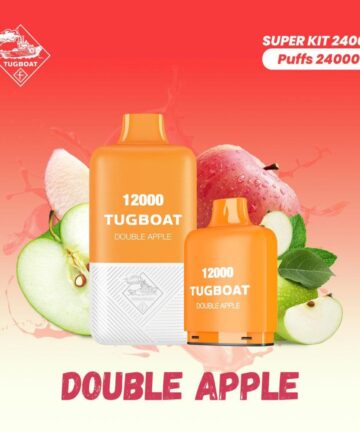 Tugboat T12000 Double Apple 12,000 Puffs Disposable Vape