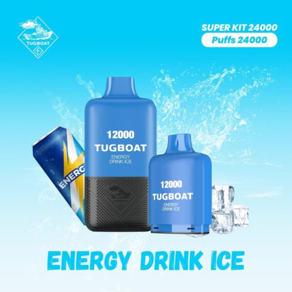 Tugboat T12000 Energy Drink Ice 12,000 Puffs Disposable Vape
