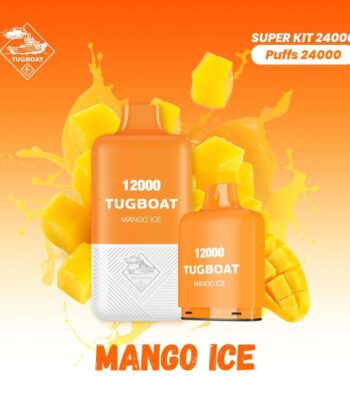Tugboat T12000 Mango Ice 12,000 Puffs Disposable Vape