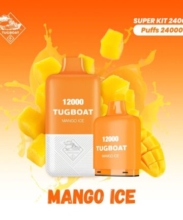 Tugboat T12000 Mango Ice 12,000 Puffs Disposable Vape