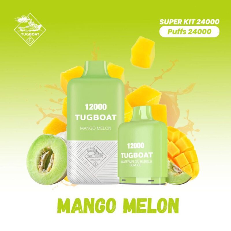 Tugboat T12000 Mango Melon 12,000 Puffs Disposable Vape