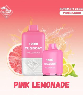 Tugboat T12000 Pink Lemonade 12,000 Puffs Disposable Vape