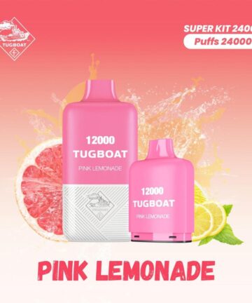 Tugboat T12000 Pink Lemonade 12,000 Puffs Disposable Vape
