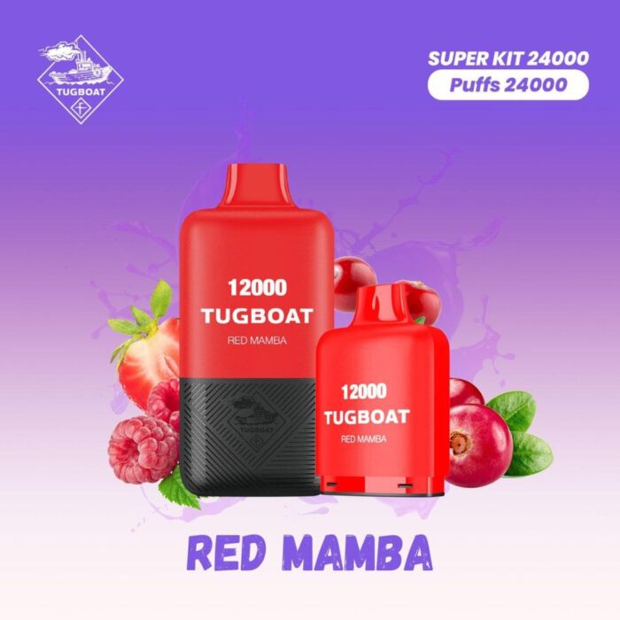 Tugboat T12000 Red Mamba 12,000 Puffs Disposable Vape