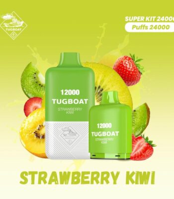 Tugboat T12000 Strawberry Kiwi 12,000 Puffs Disposable Vape