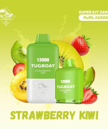 Tugboat T12000 Strawberry Kiwi 12,000 Puffs Disposable Vape