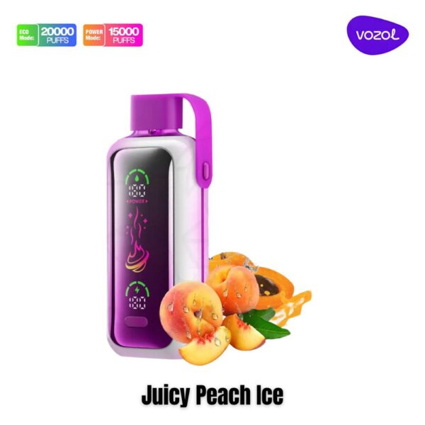 Vozol Star 20000 Puffs Juicy Peach Ice Dual Mode Disposable Vape